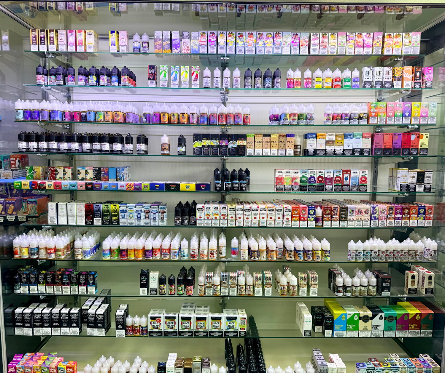 E-Liquid at Vapor Outlet