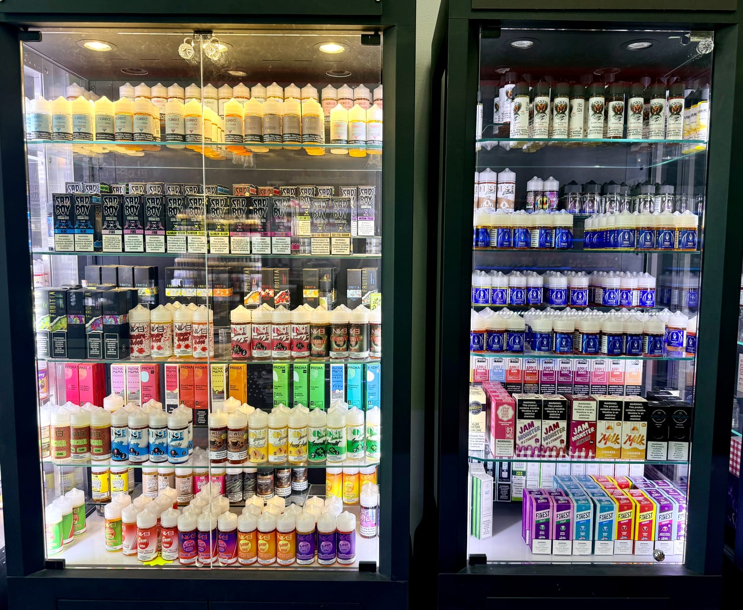 E-Liquid at Vapor Outlet