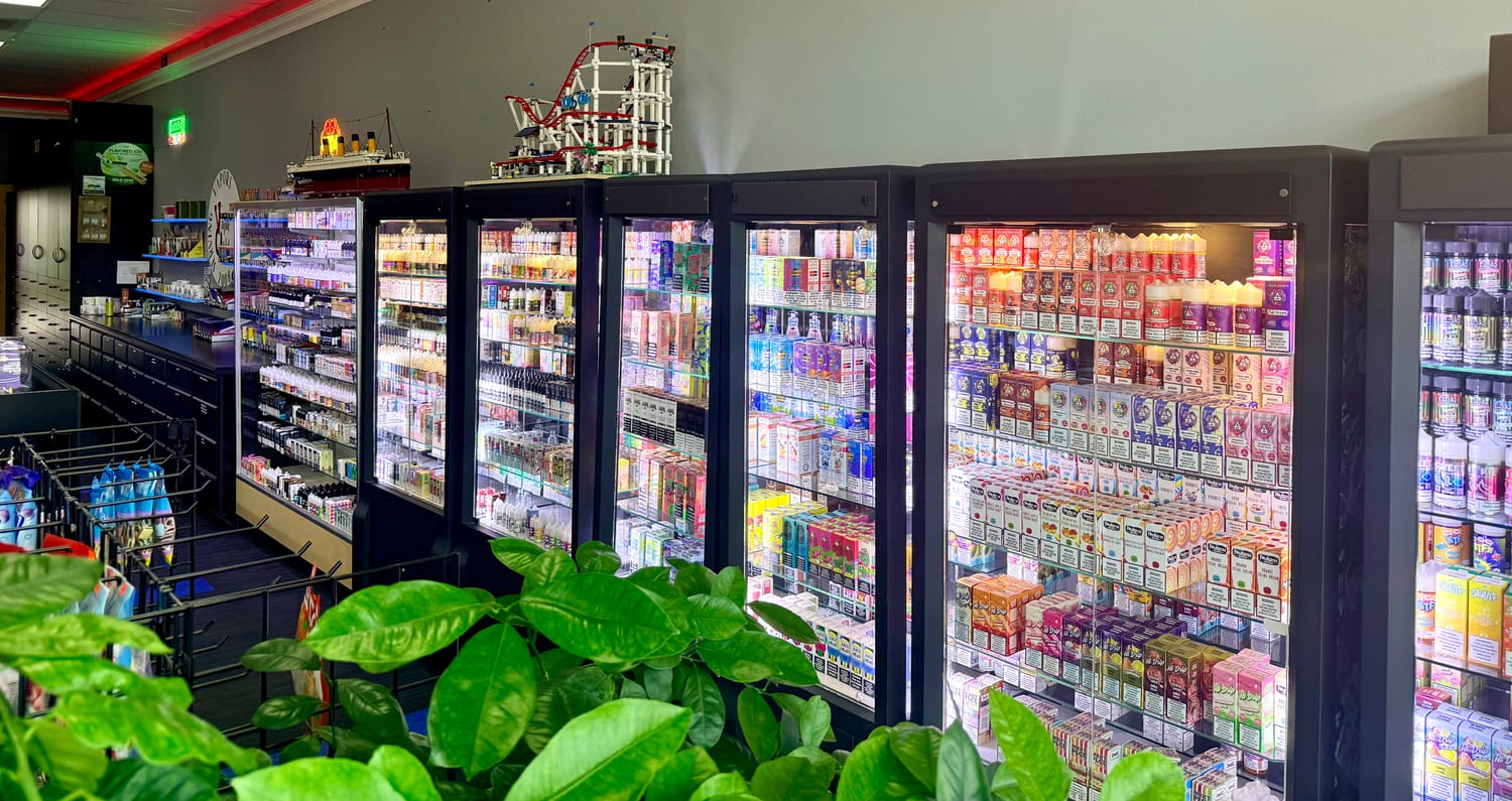 E-Liquid at Vapor Outlet