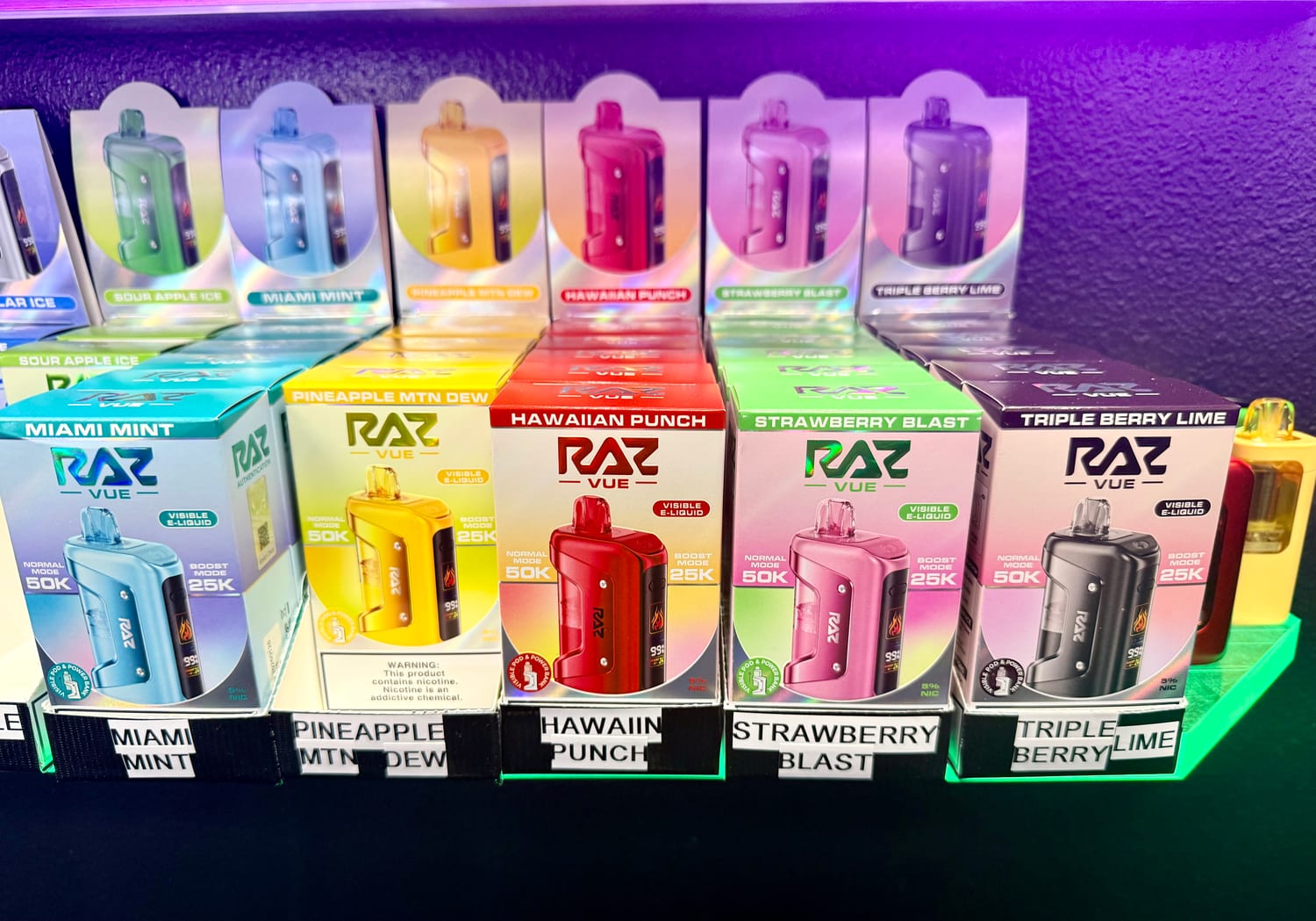 Disposables at Vapor Outlet