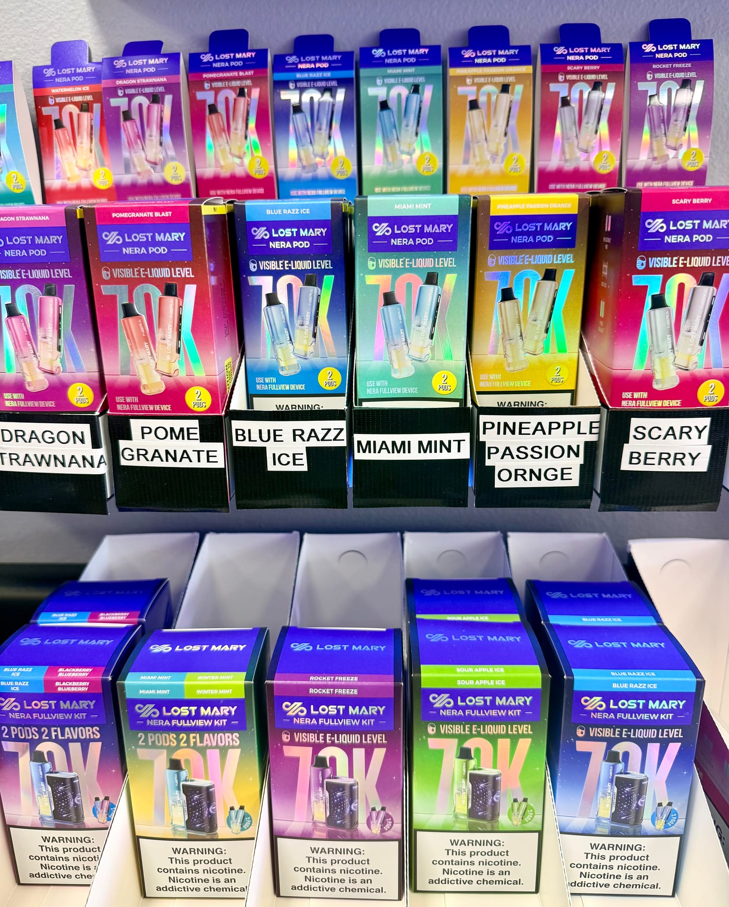 Disposables at Vapor Outlet